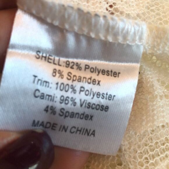 Midnight Velvet lace embellished button down top - Picture 6 of 8